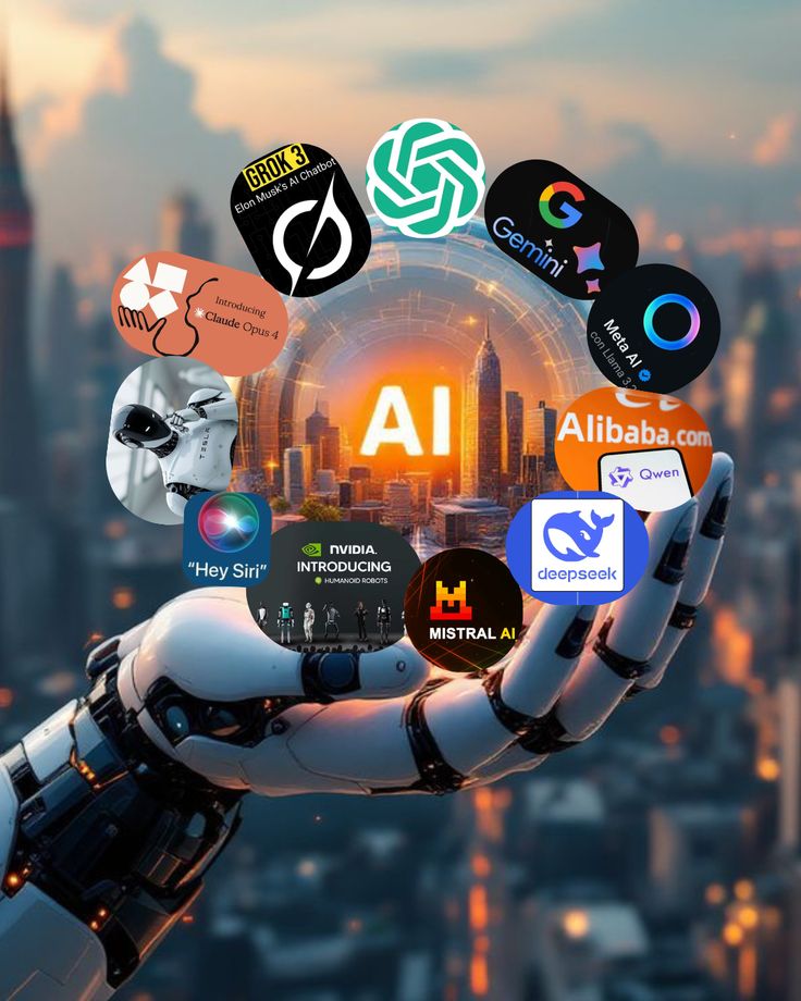 Technology team exploring an AI project