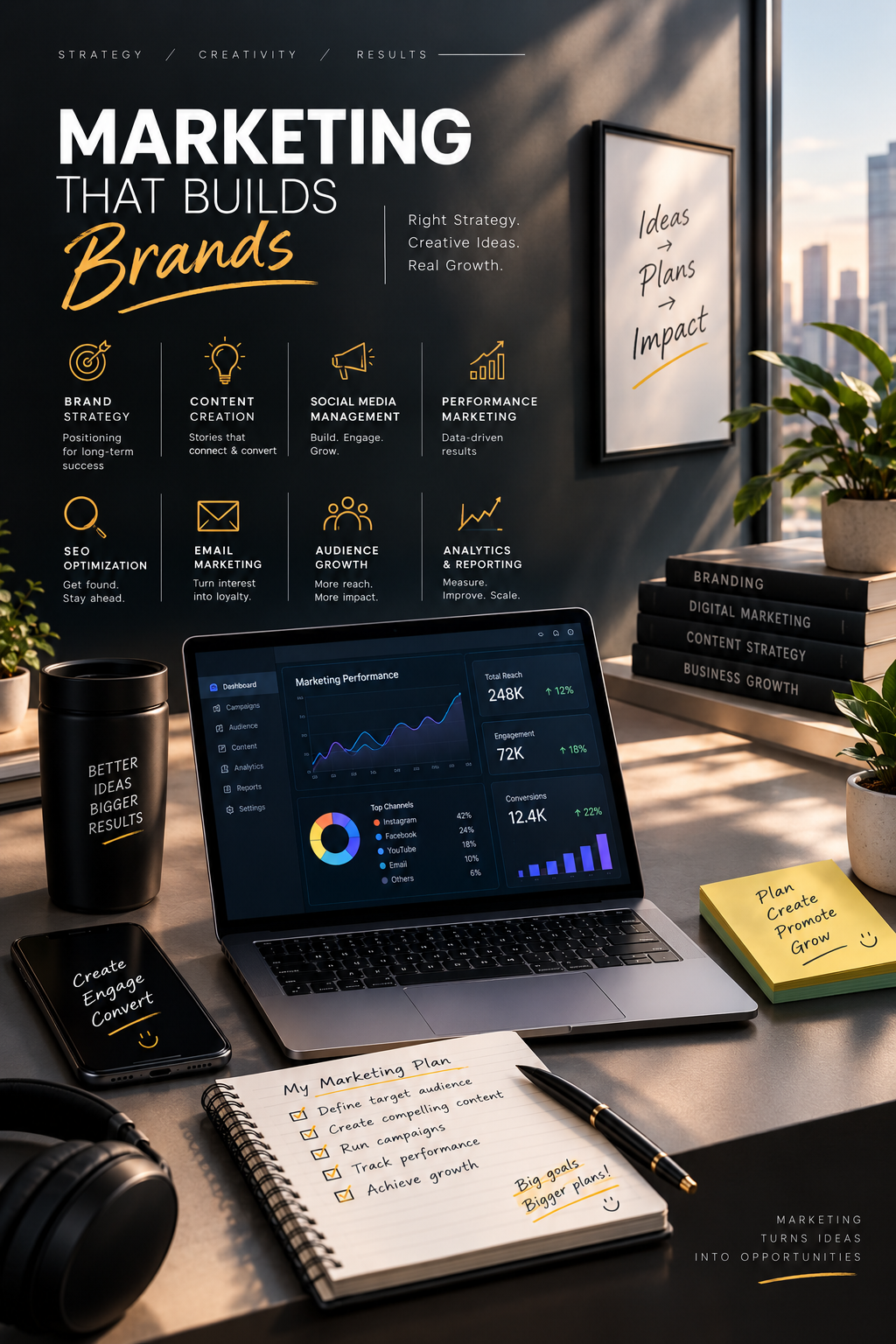 Brand Identity & Marketing Kits